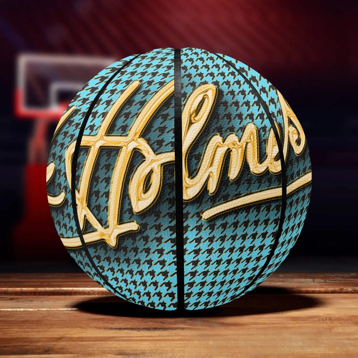 Sherlock Holmes Basketball - Eight Panel Printed - Large signature pattern - Image 7