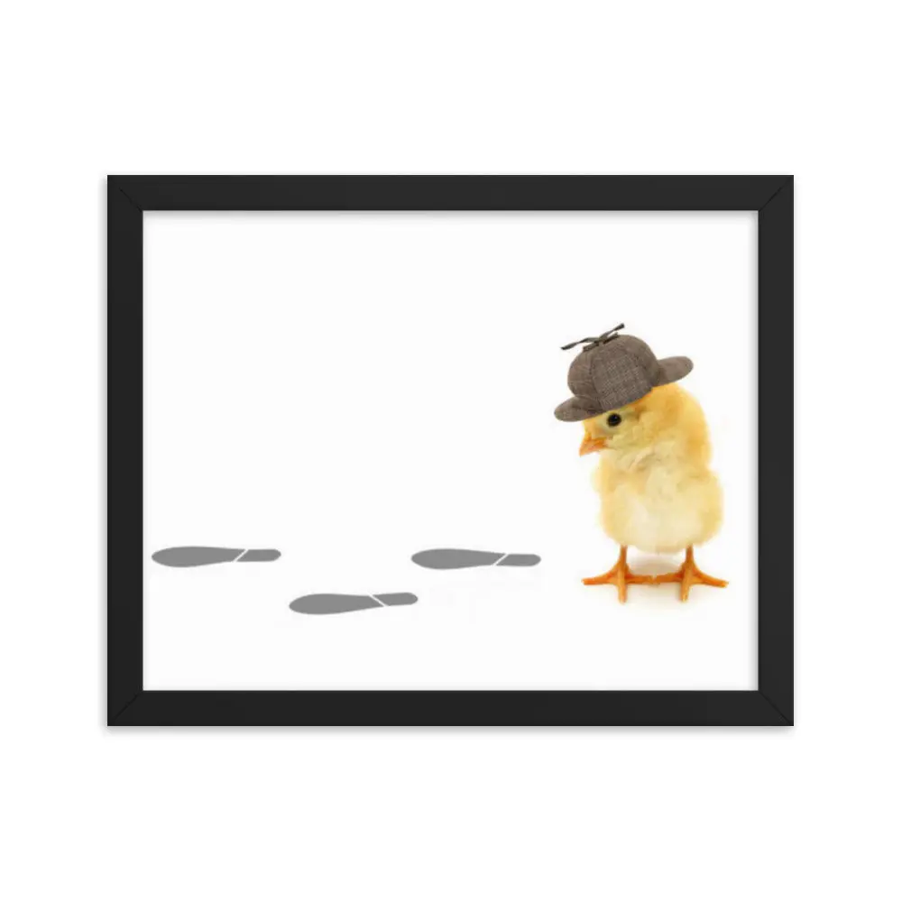 Framed Detective Chick Poster - Image 4