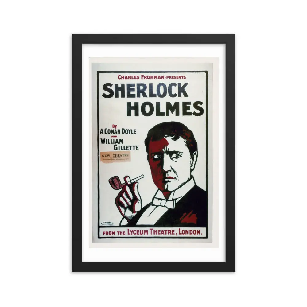 Sherlock Holmes (Gillette Lyceum) - Framed Poster - Image 6
