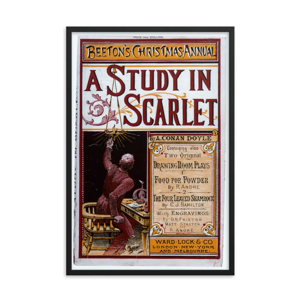 Sherlock Holmes - A Study In Scarlet - Framed Poster
