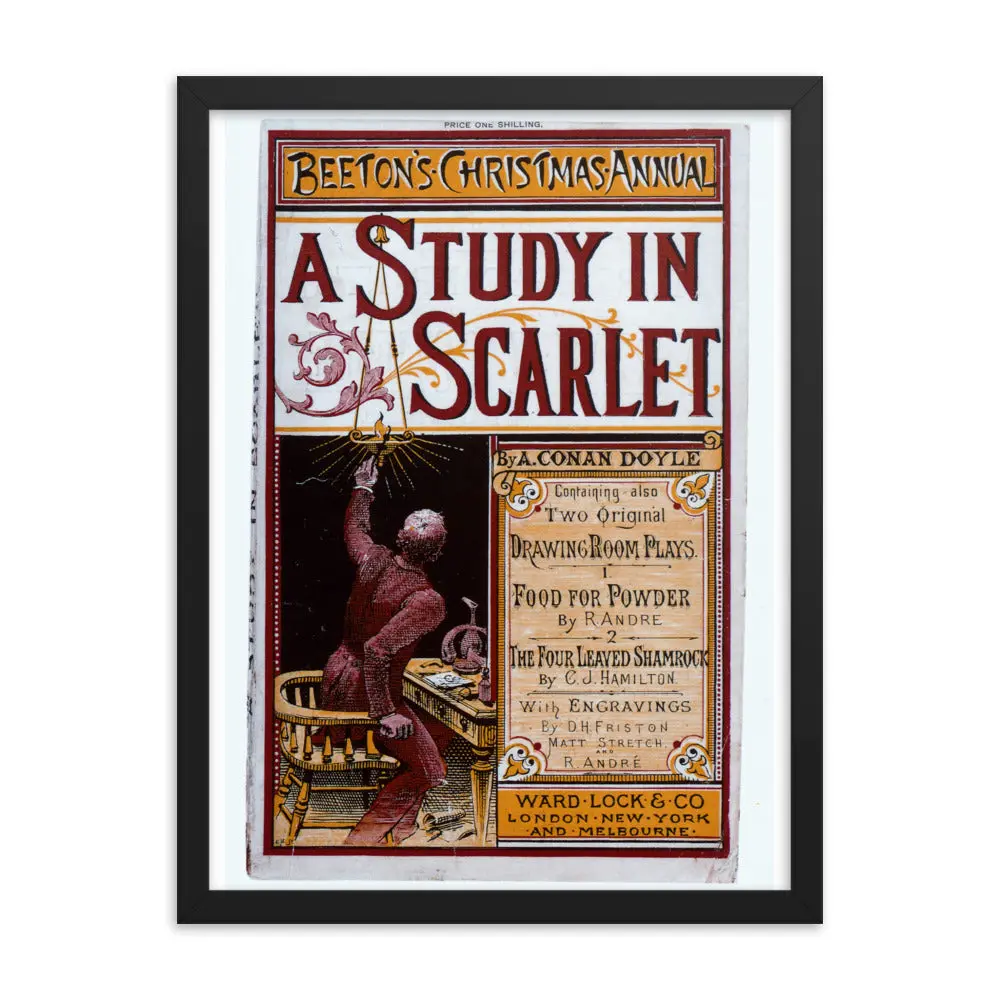 Sherlock Holmes - A Study In Scarlet - Framed Poster - Image 12