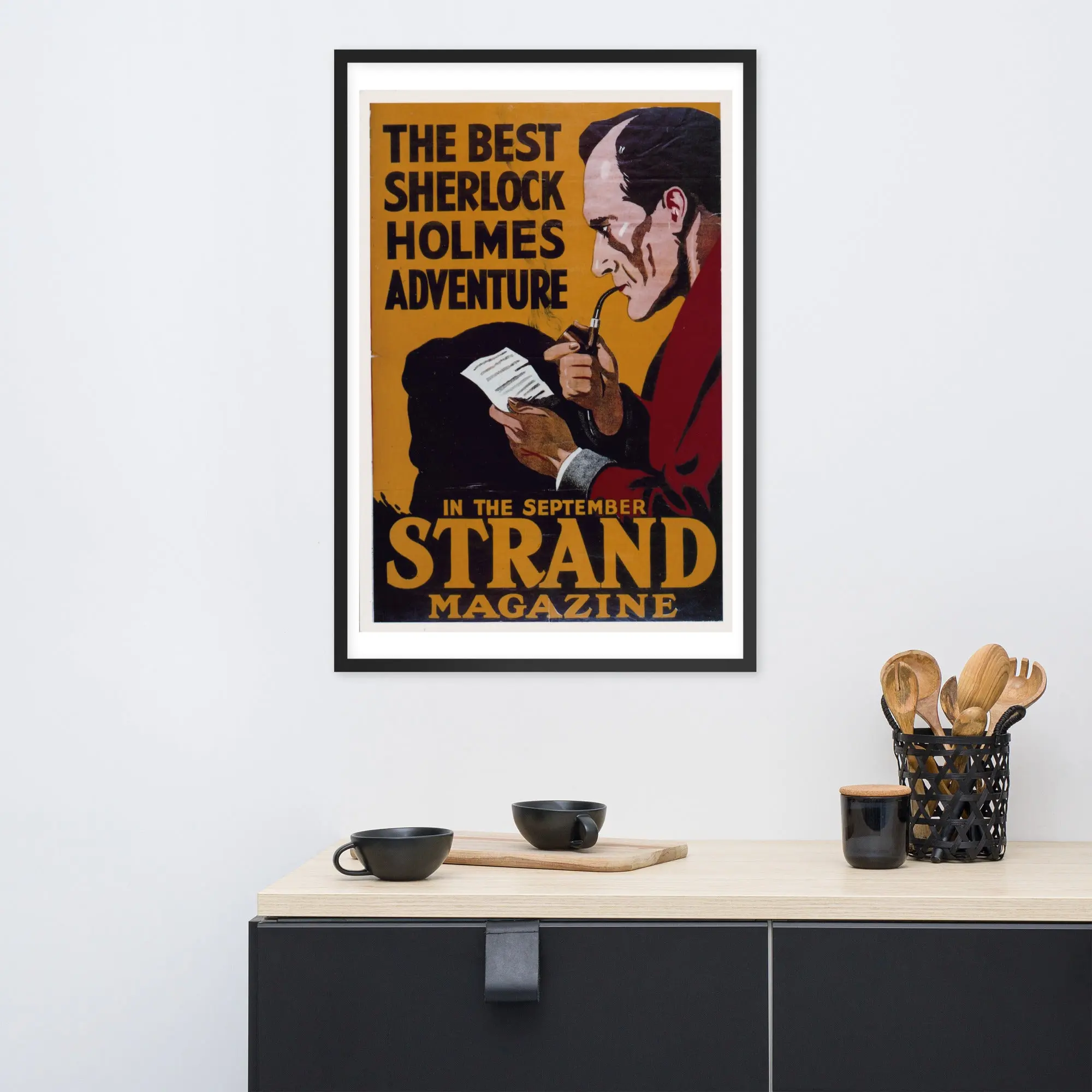 Sherlock Holmes (September Strand) Framed Poster - Image 12