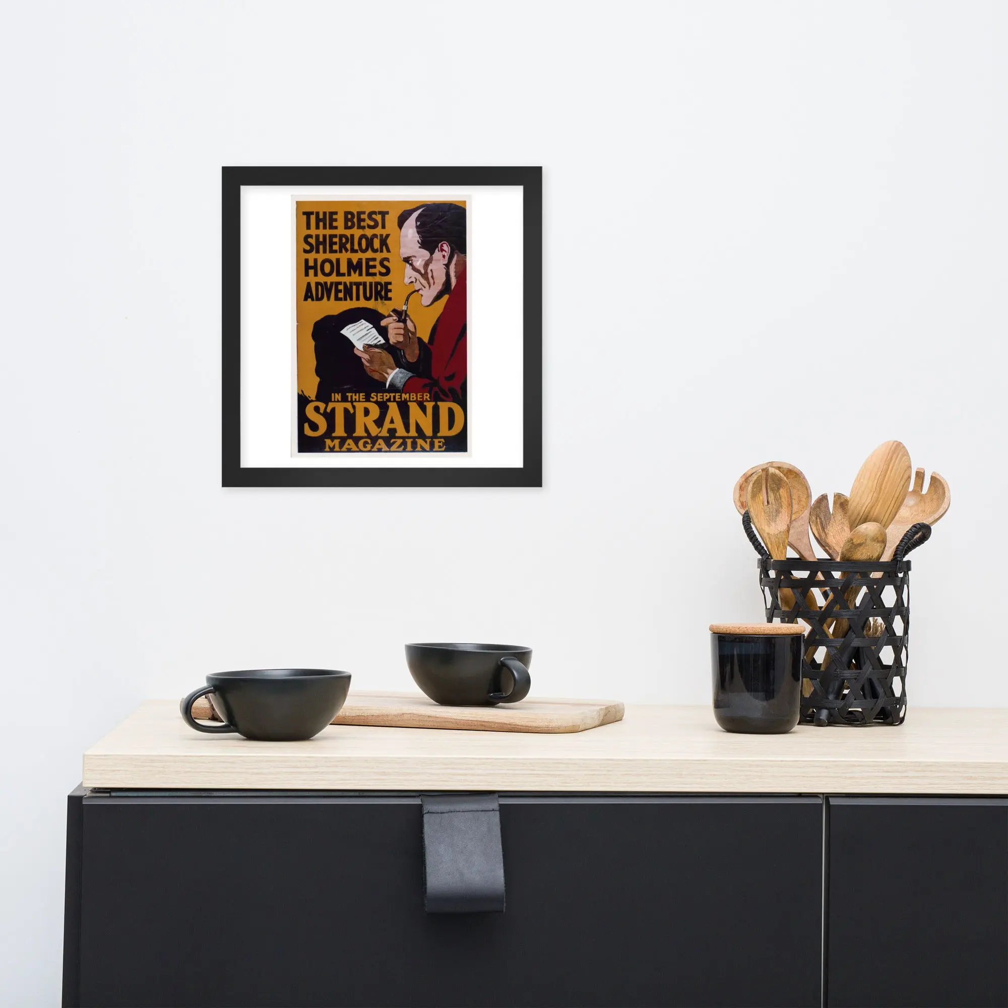 Sherlock Holmes (September Strand) Framed Poster - Image 4