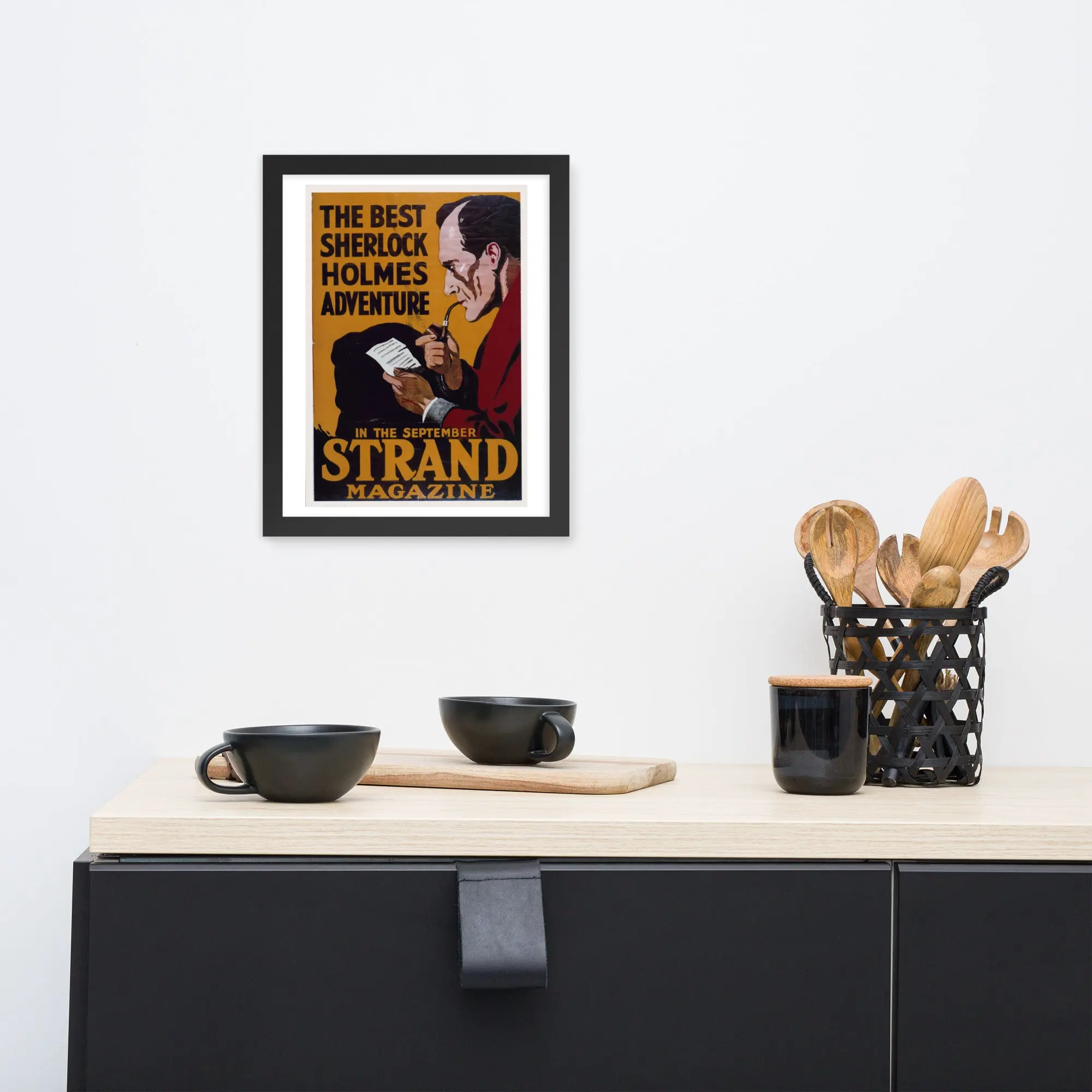Sherlock Holmes (September Strand) Framed Poster - Image 5
