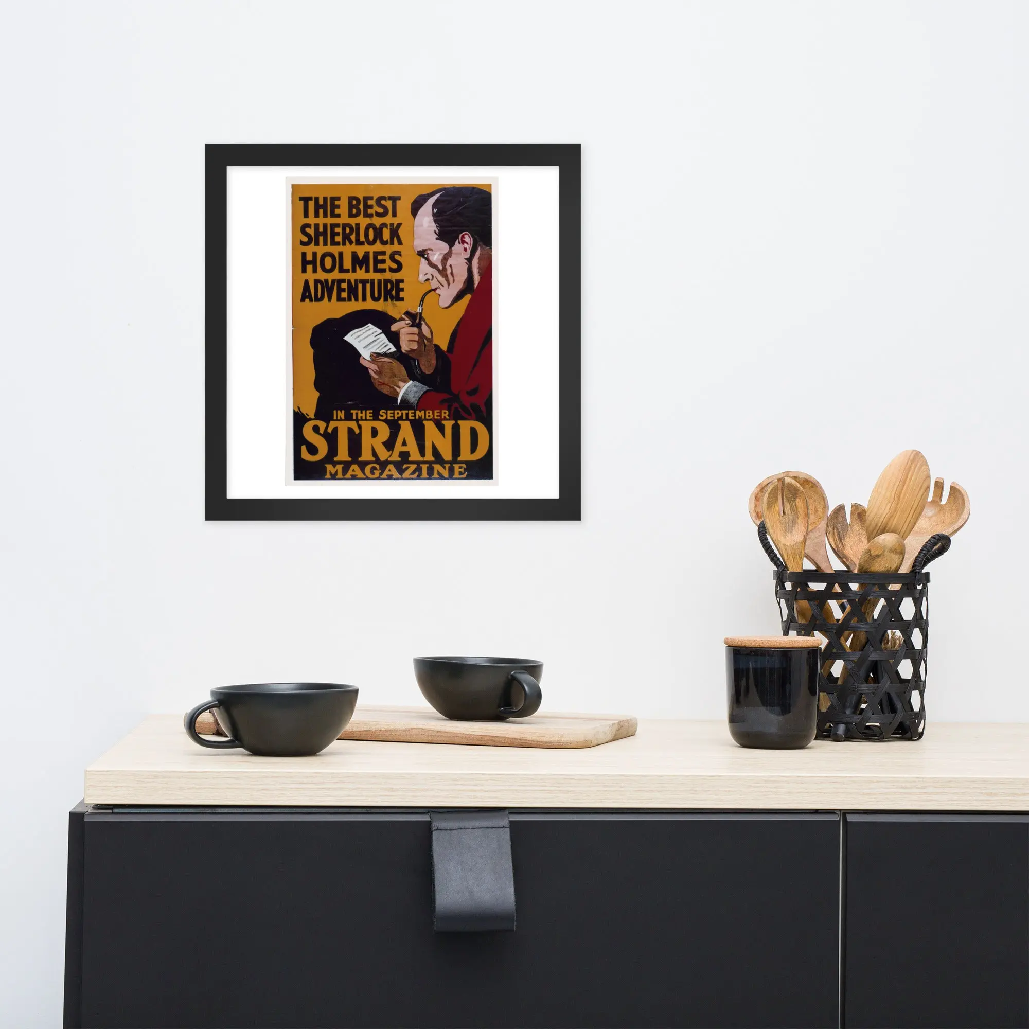Sherlock Holmes (September Strand) Framed Poster - Image 7