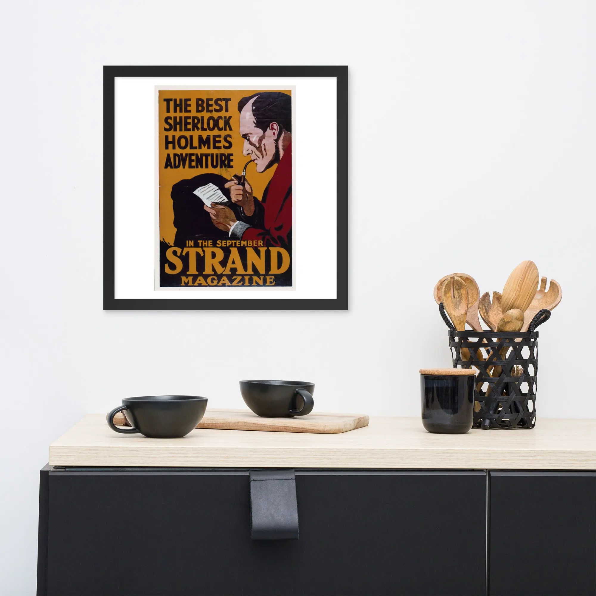 Sherlock Holmes (September Strand) Framed Poster - Image 8
