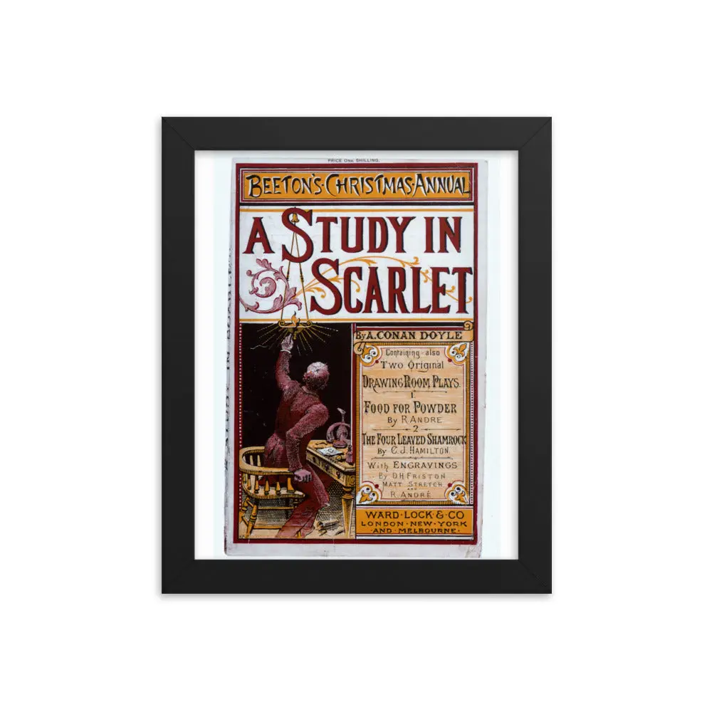 Sherlock Holmes - A Study In Scarlet - Framed Poster - Image 2