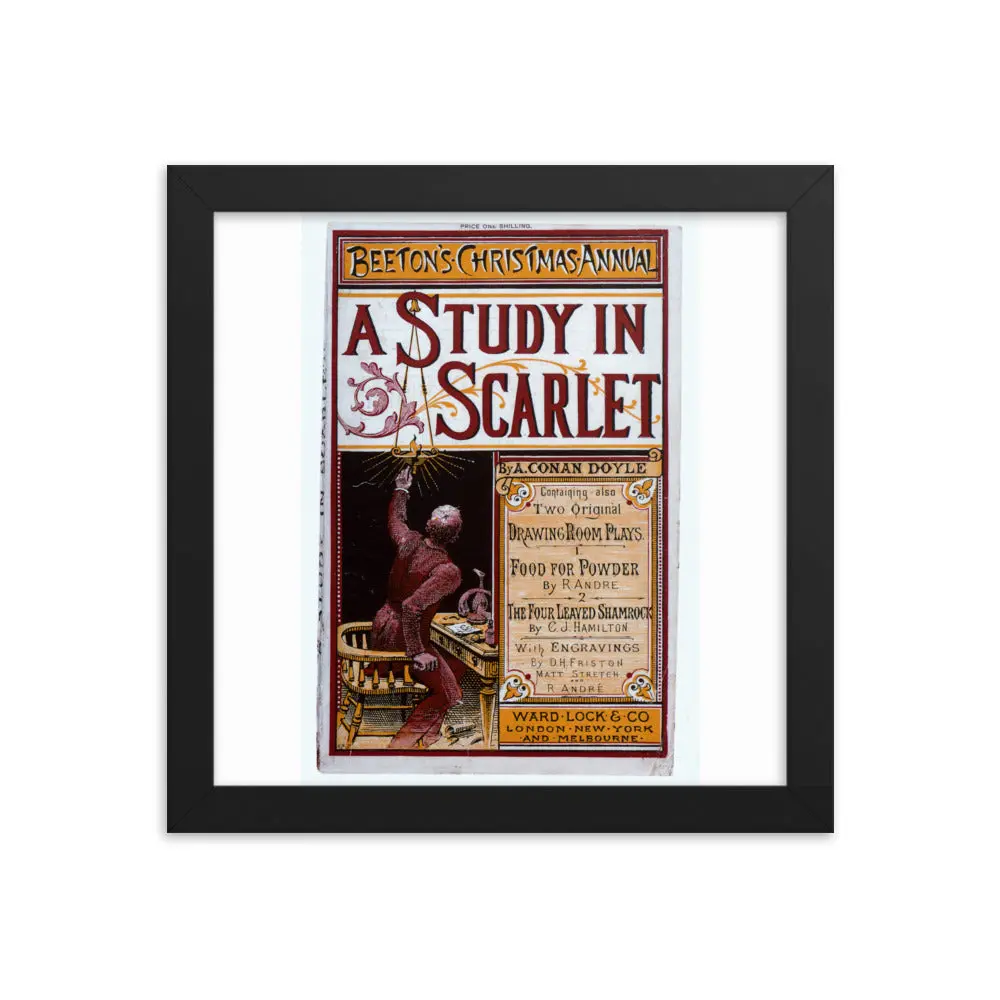 Sherlock Holmes - A Study In Scarlet - Framed Poster - Image 3