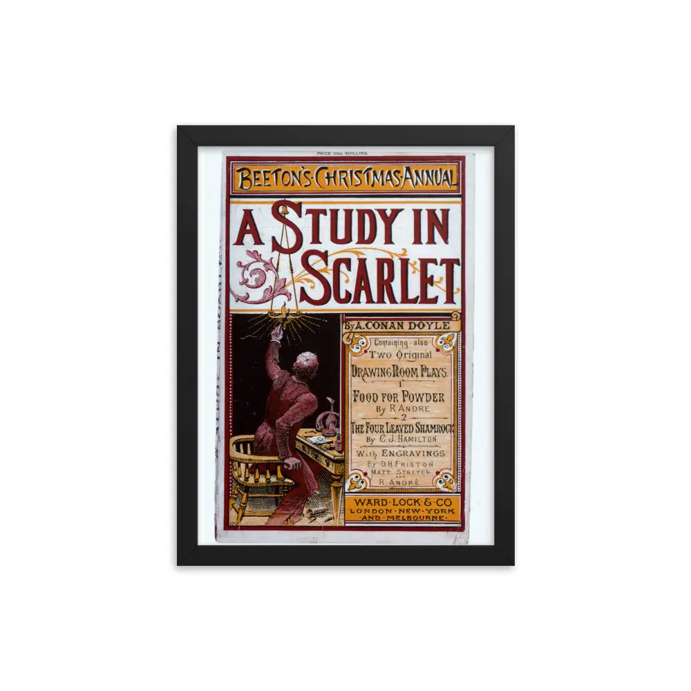 Sherlock Holmes - A Study In Scarlet - Framed Poster - Image 6