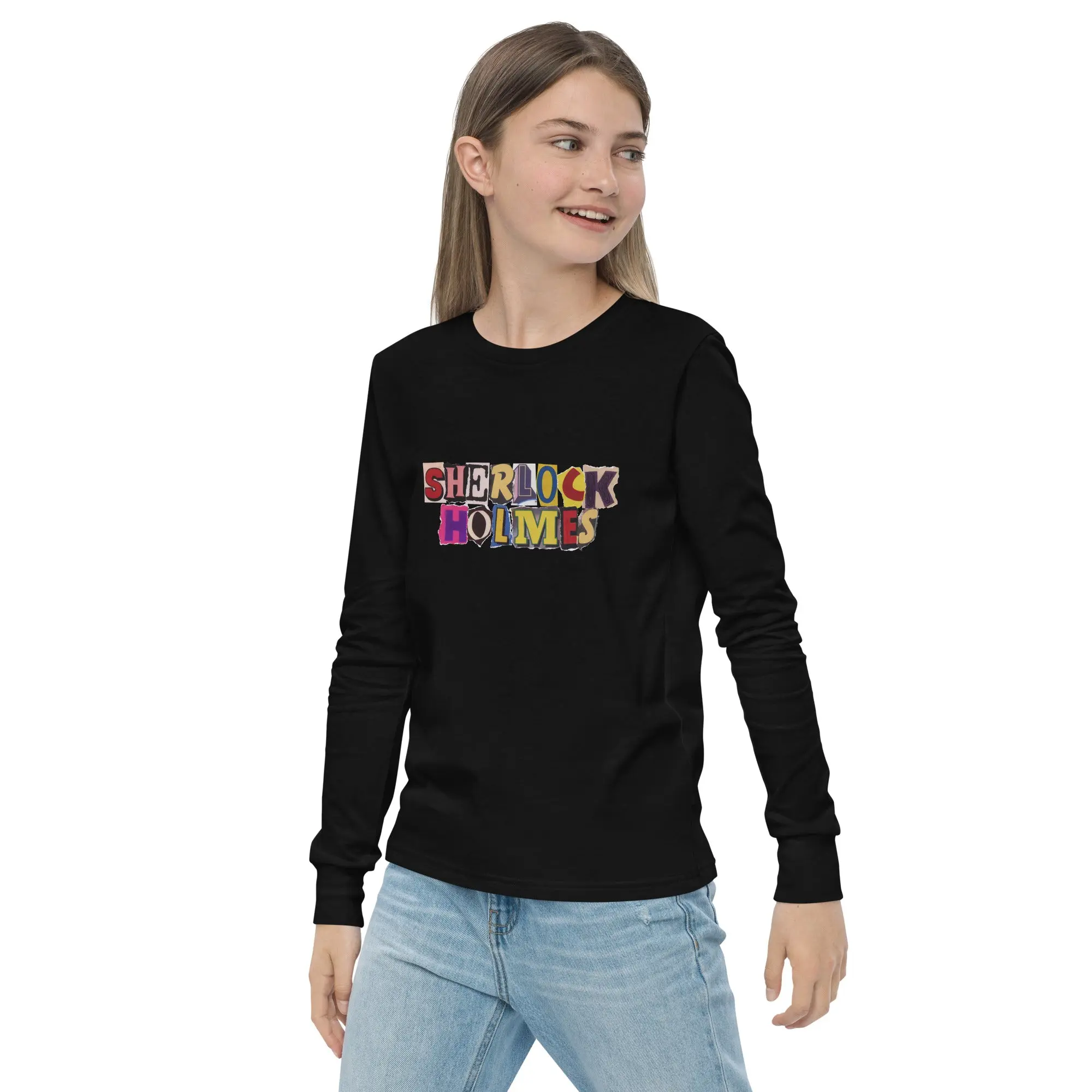 Kids long sleeve Sherlock Holmes tee - Image 3