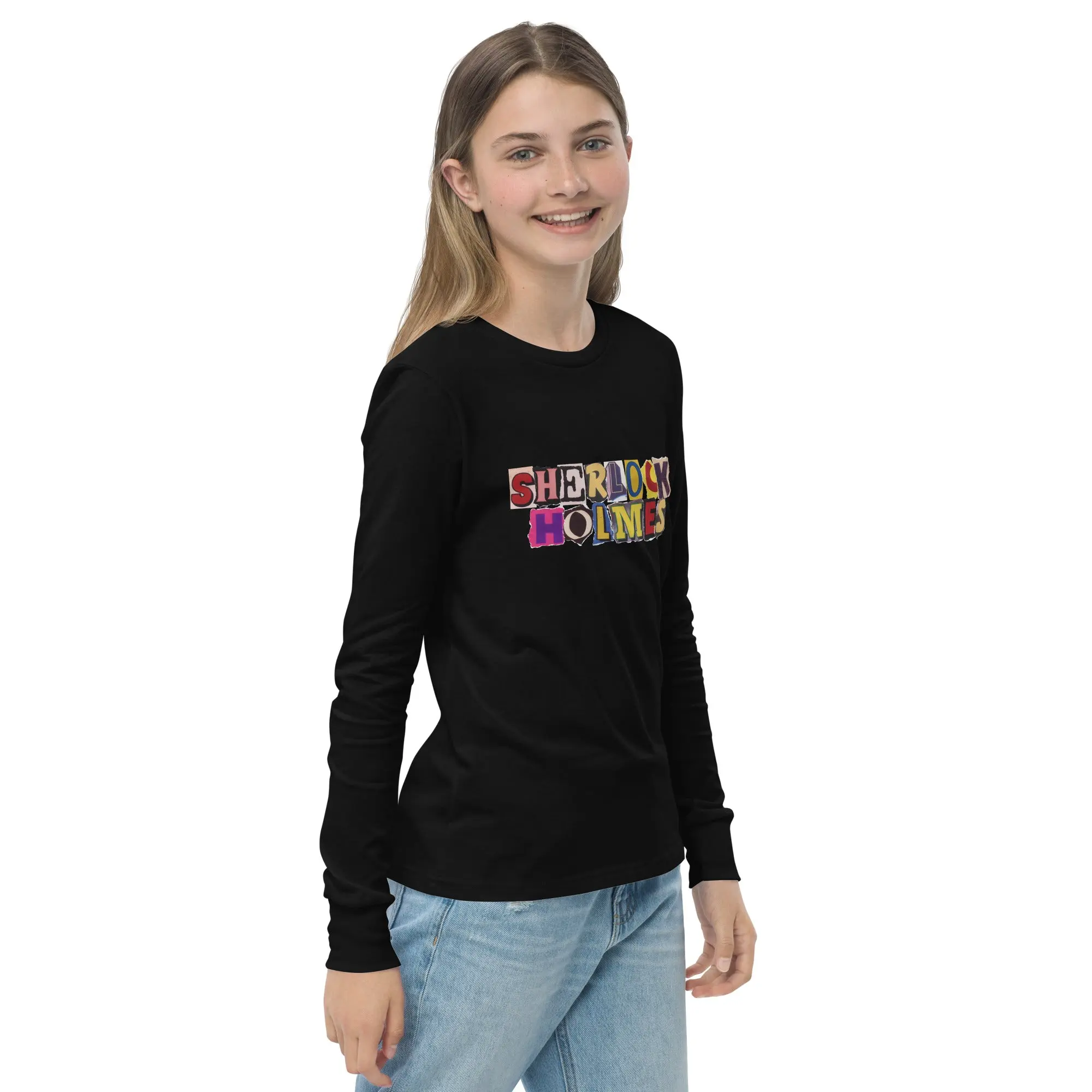 Kids long sleeve Sherlock Holmes tee - Image 4