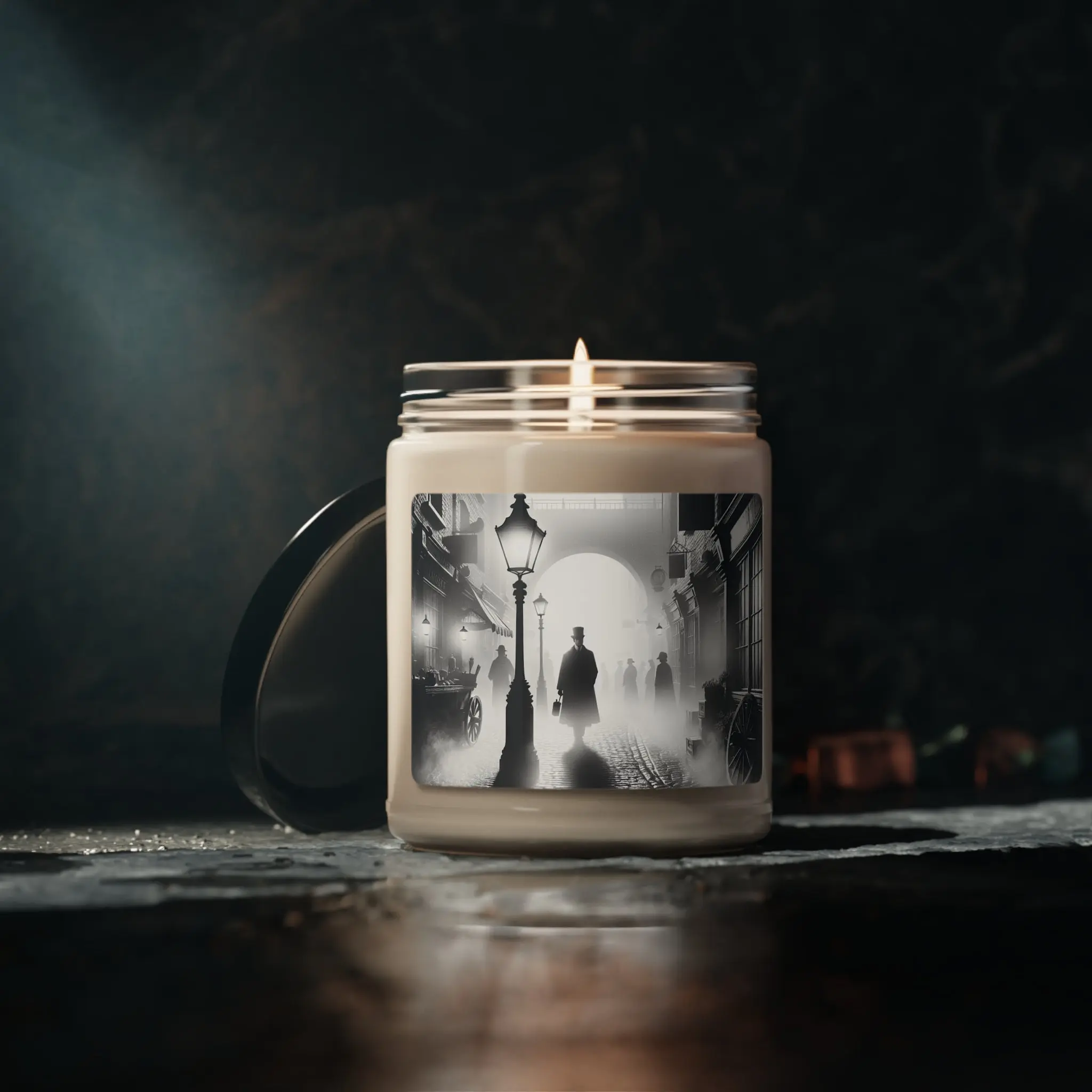 Coconut Cream + Cardamom Scented Soy Candle - Image 5