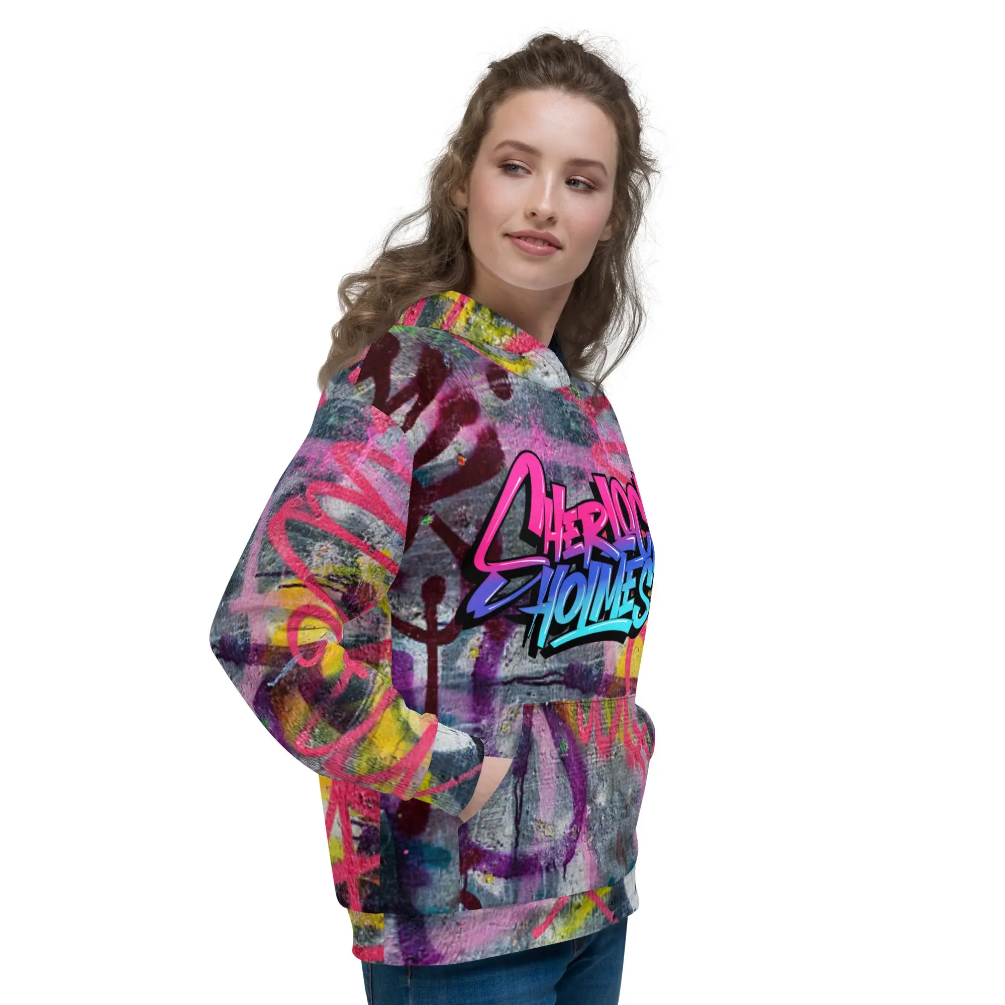 Sherlock Holmes - Graffiti Collection - Unisex Hoodie - Image 3