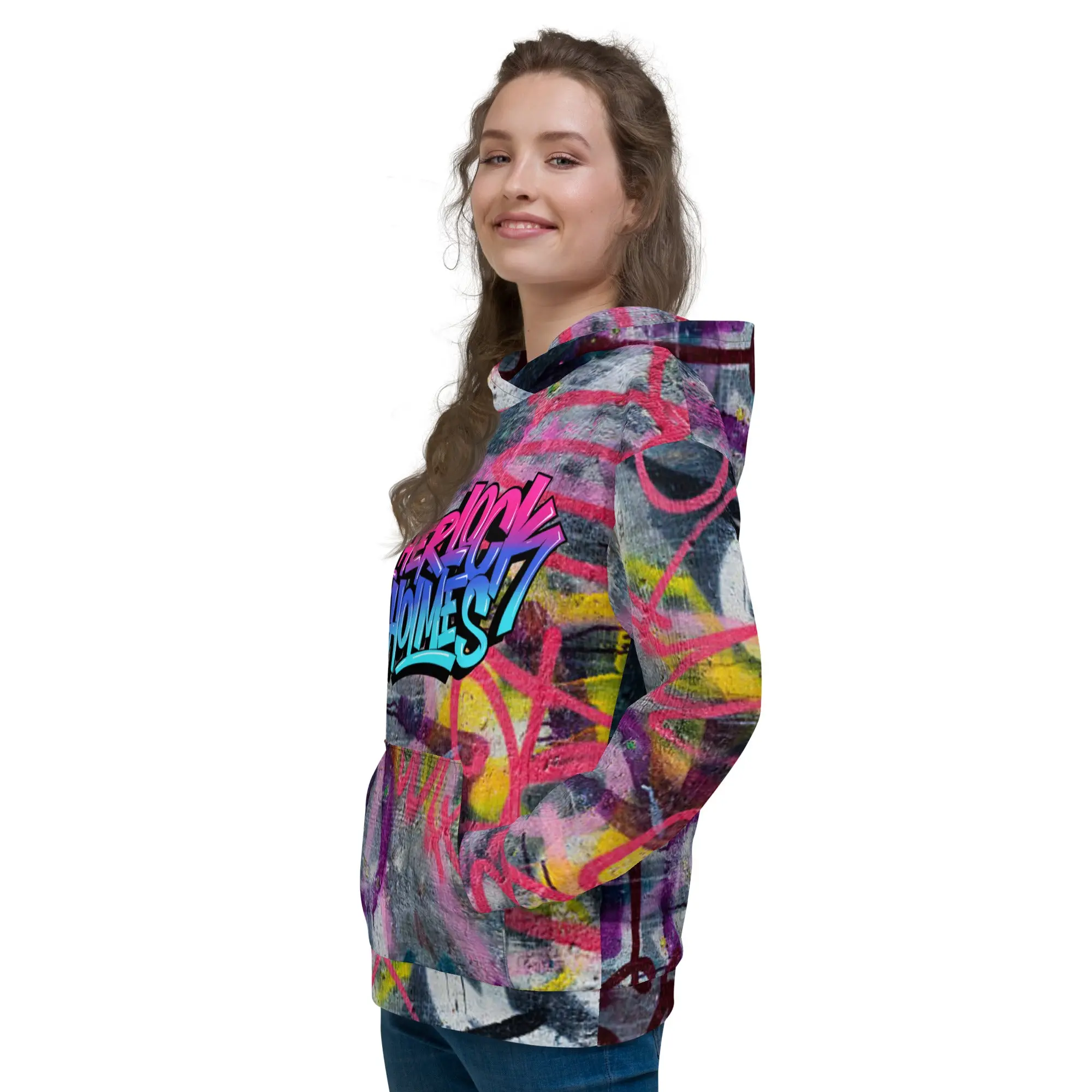 Sherlock Holmes - Graffiti Collection - Unisex Hoodie - Image 4