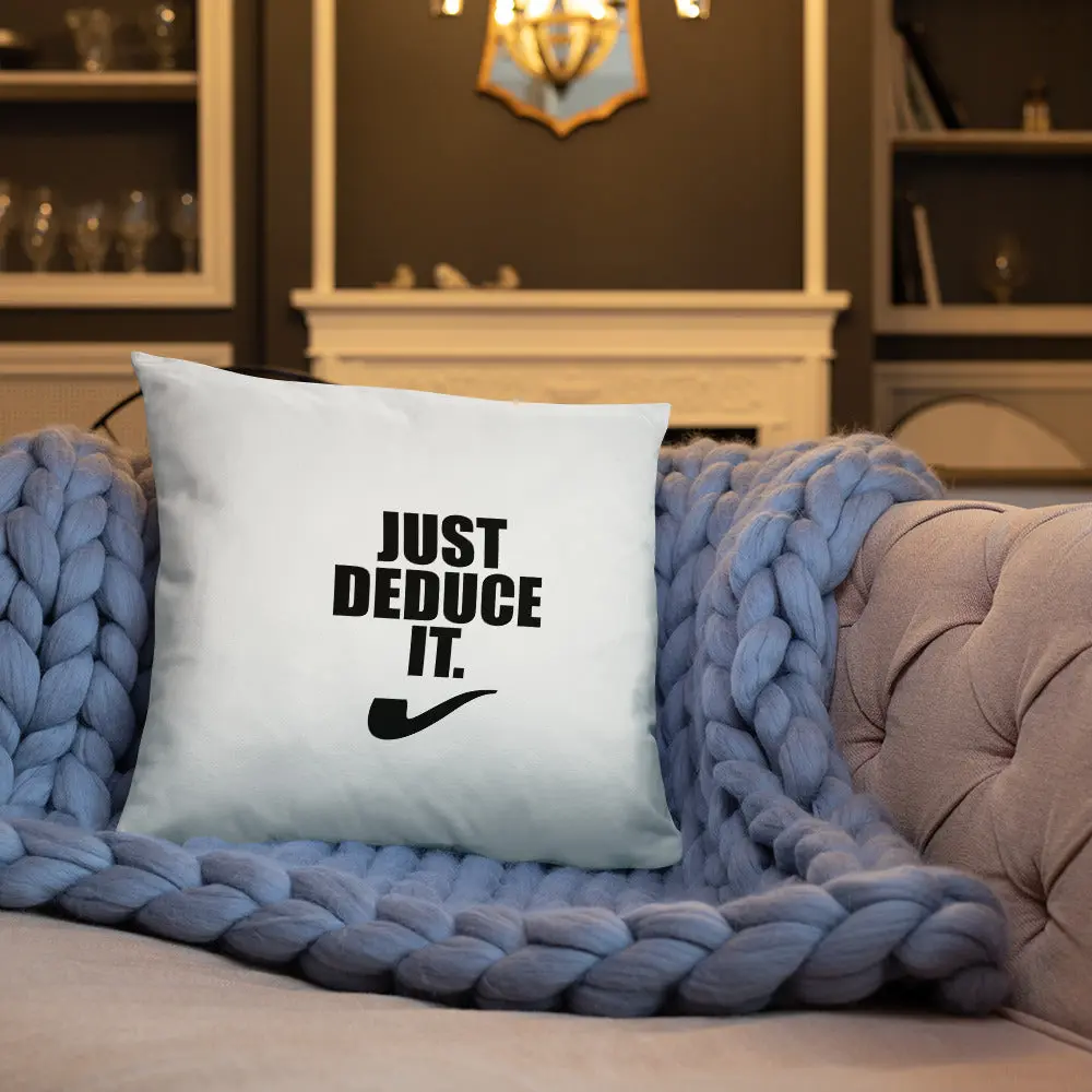 Sherlock Holmes Just Deduce it. Pillow - Image 4