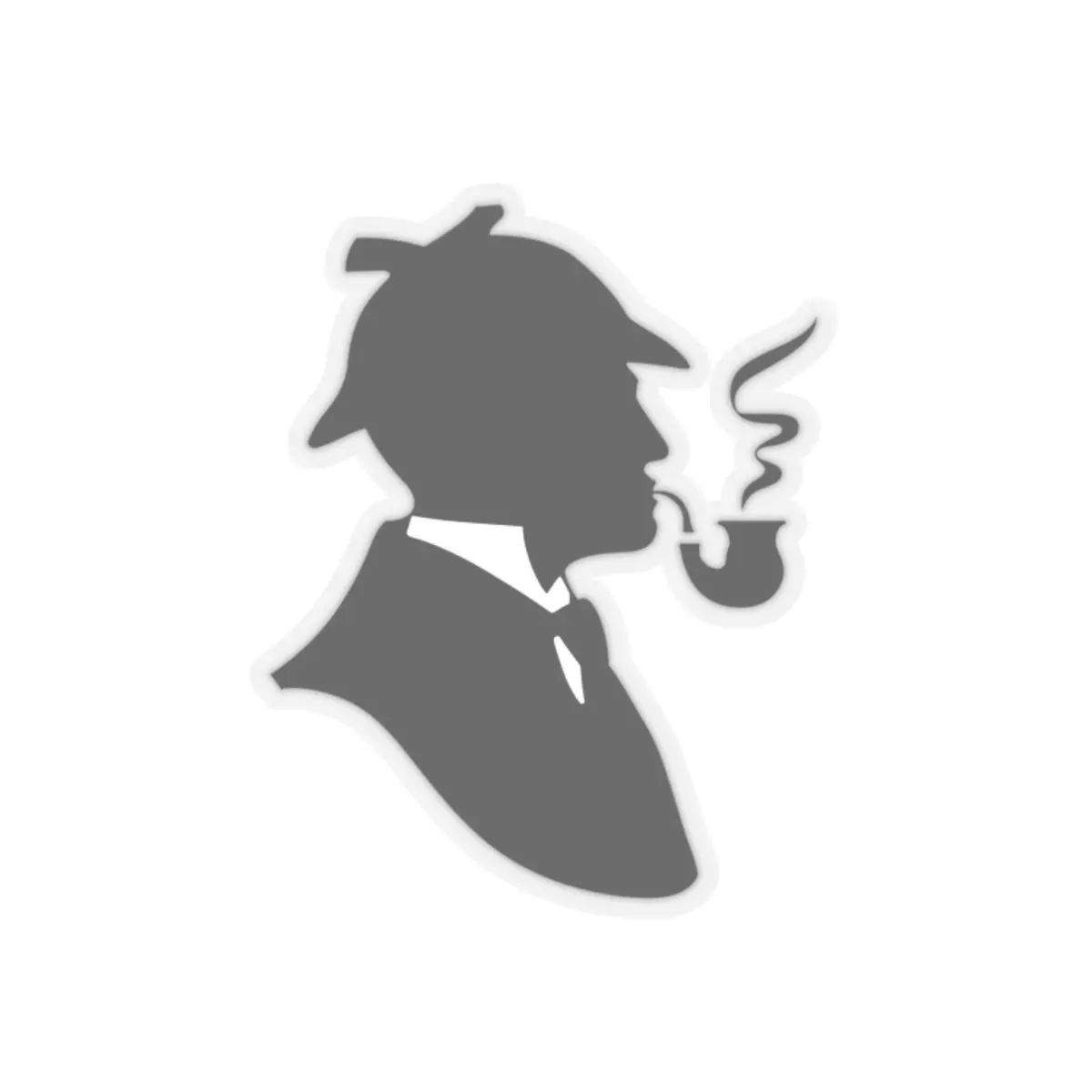 Sherlock Holmes Silhouette Stickers - Image 3